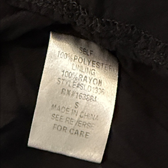 Sweet Lemon Black Textured Babydoll Dress Small - Picture 9 of 11